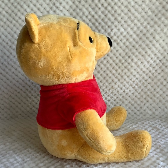 Unbranded Winnie the Pooh Plush Bear Stuffed Animal Toy Embroidered Eyes - Picture 2 of 6